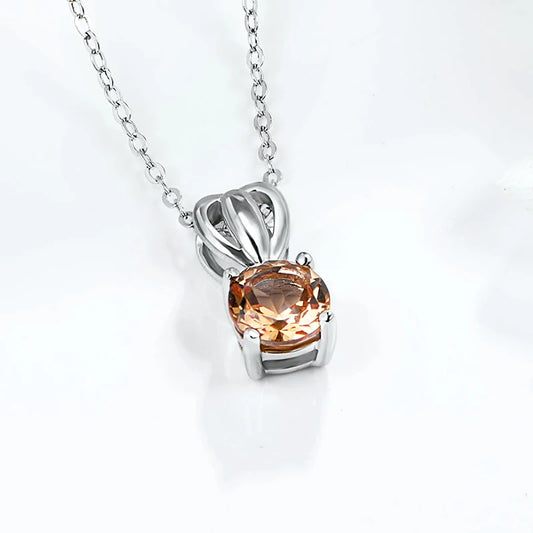 925 Silver Diaspore Pendant Necklace
