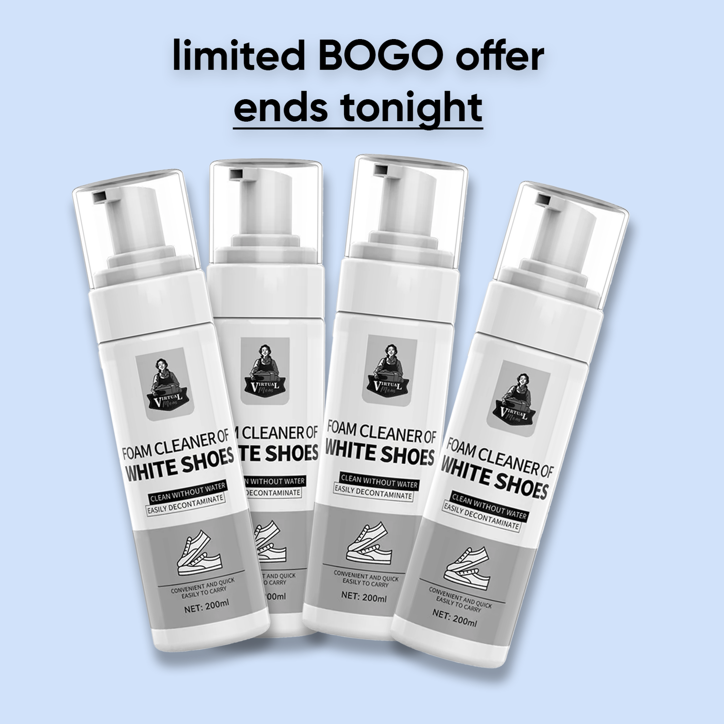 Water Free Foam Shoe Cleaner