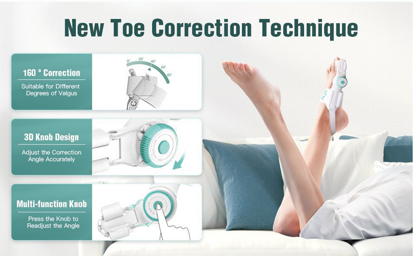 Adjustable Toe Separator & Bunion Corrector
