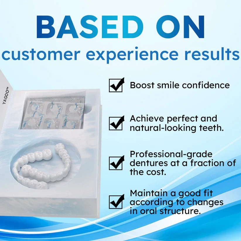 YAGOO Moldable Dentures