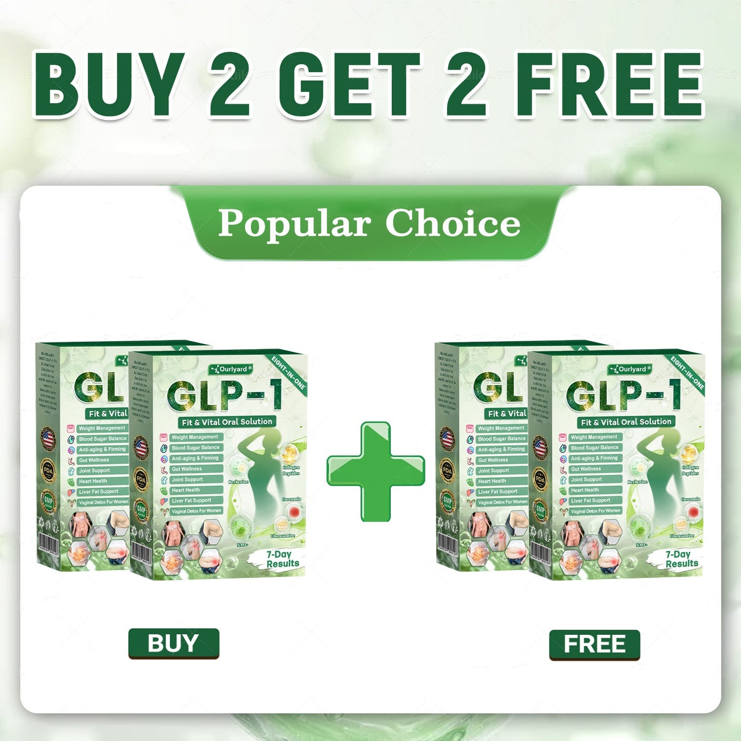 Ourlyard GLP-1 8 in 1 Fit & Vital Oral Solution