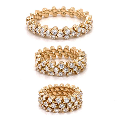 Serafino Ring Bracelet White Gold • Diamond