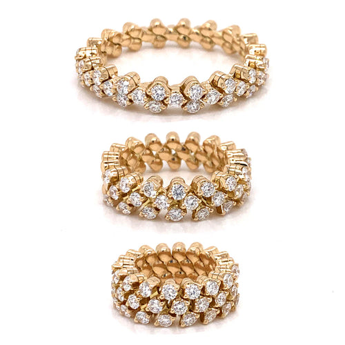 Serafino Ring Bracelet White Gold • Diamond