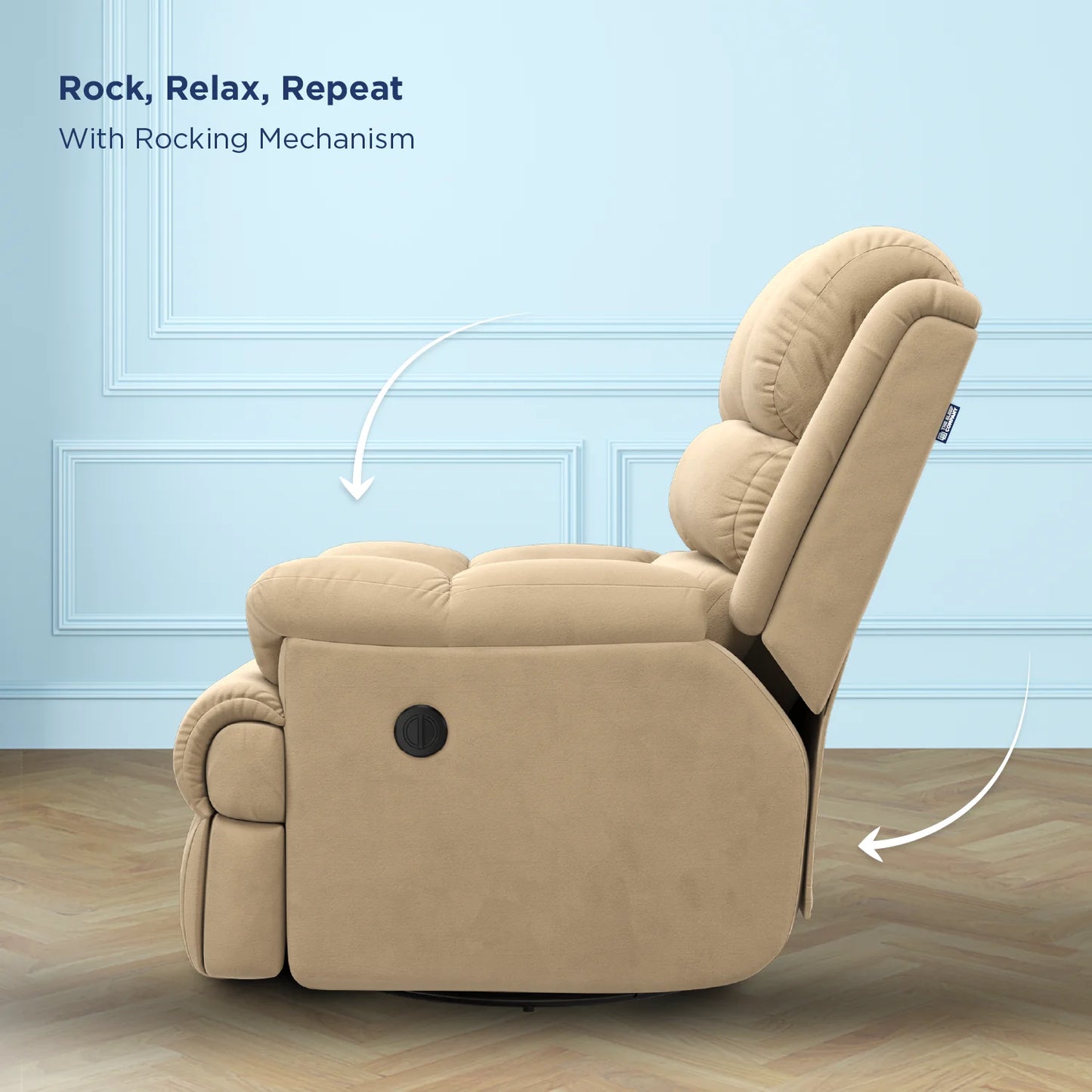 The Sleep Company Luxe Motorised Recliner Sofa
