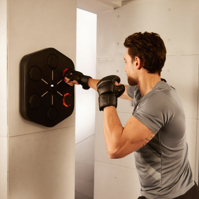 Oupal Music Boxing Machine with Boxing Gloves