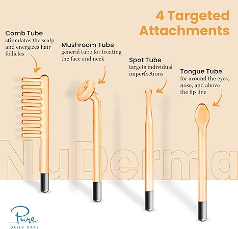 Pure Daily Care NuDerma Handheld Skin Therapy Wand Machine
