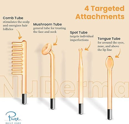 Pure Daily Care NuDerma Handheld Skin Therapy Wand Machine