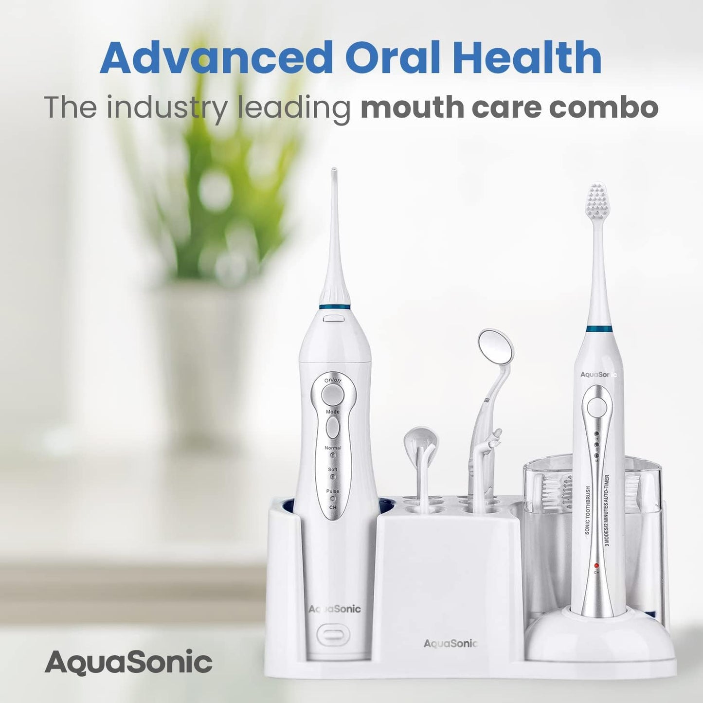 AquaSonic Toothbrush & Smart Water Flosser