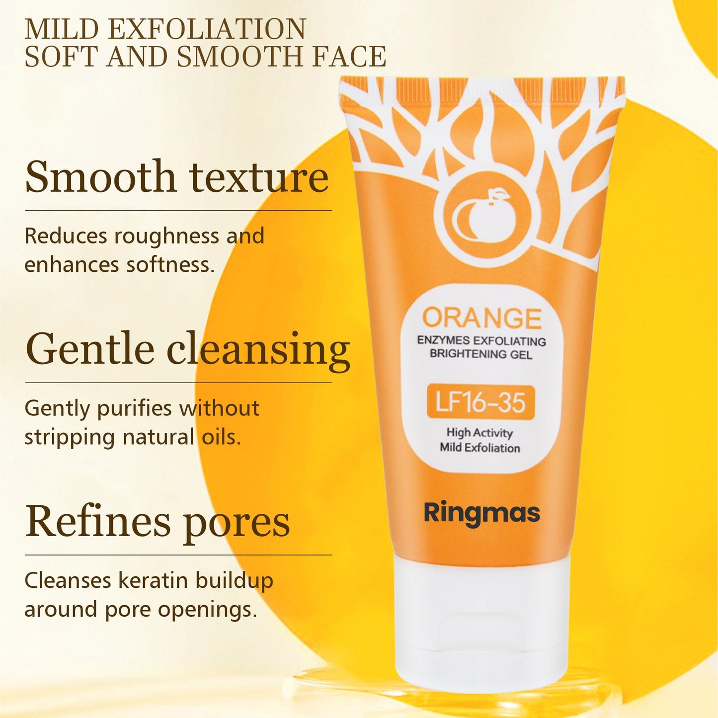 Orange Enzyme Exfoliating Gel – The Gentle Miracle Your Skin Craves (See Results in Three Treatments)