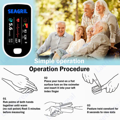 SEAGRIL Advanced Non-Invasive Smart Glucose Monitor