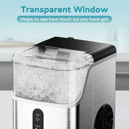 EUHOMY Nugget Ice Makers Countertop
