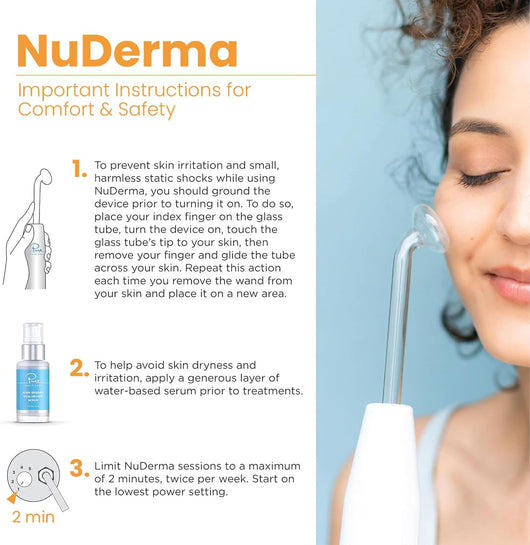 Pure Daily Care NuDerma Handheld Skin Therapy Wand Machine
