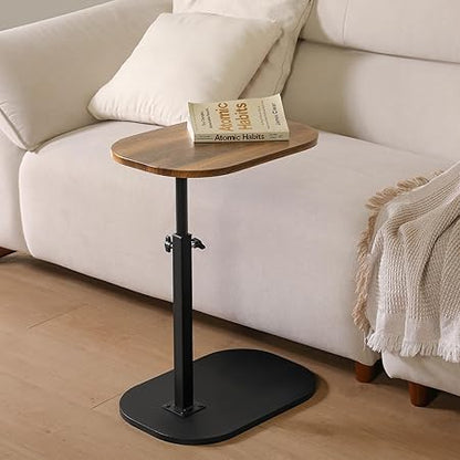 C-Shaped Adjustable Side Table