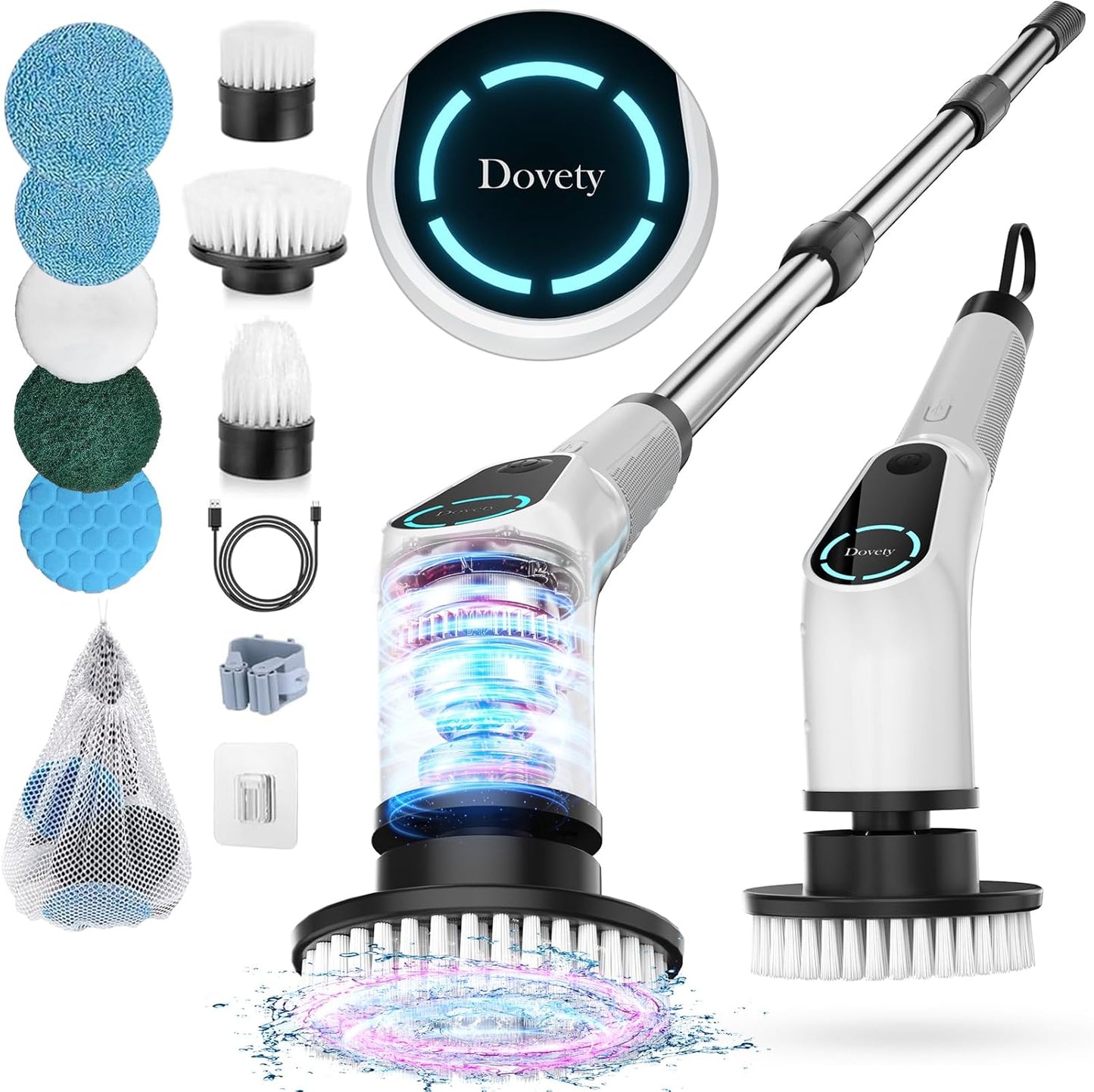 Dovety Electric Spin Scrubber Cordless Cleaning Brush