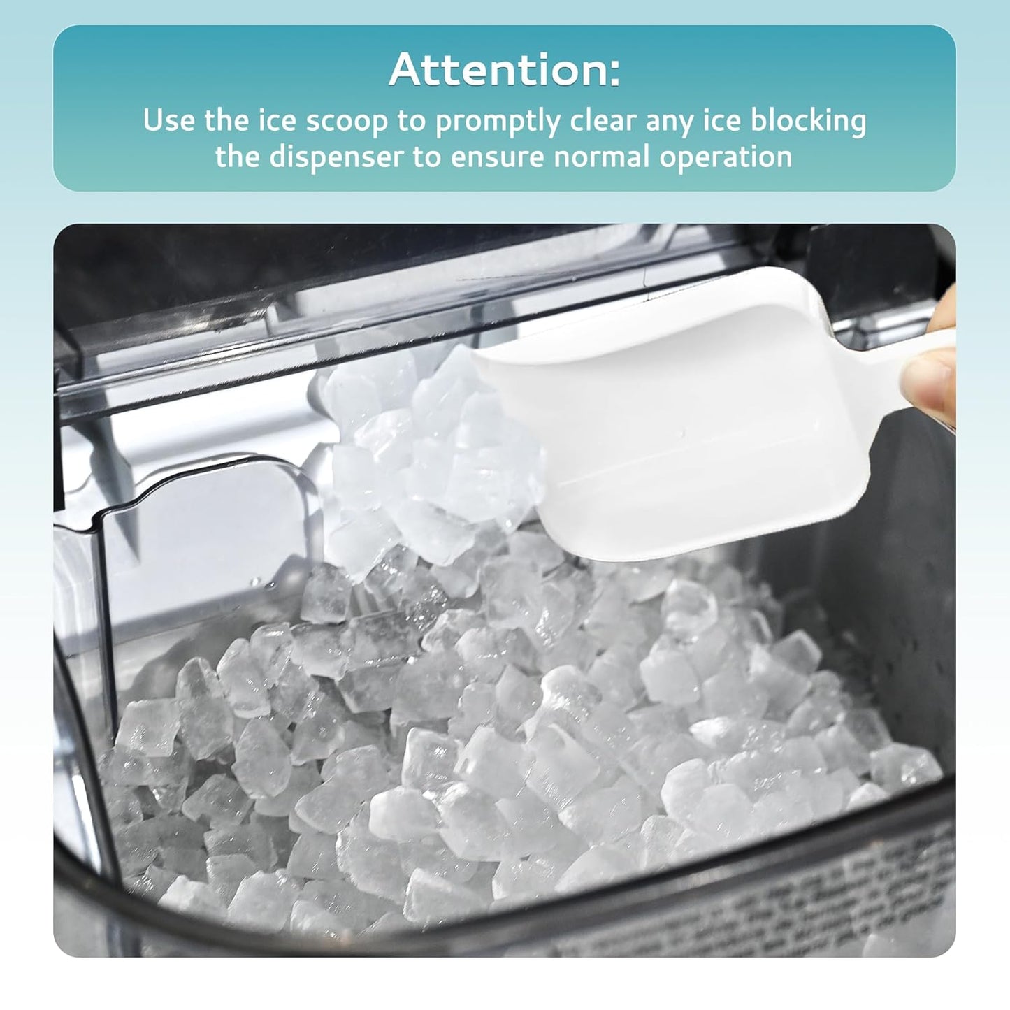EUHOMY Nugget Ice Makers Countertop