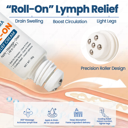 Roll-On Cream for Lymphatic Drainage & Swelling Relief