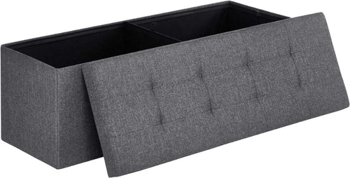 43 Inches Folding Storage Ottoman Bench