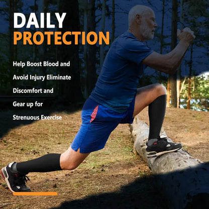 3 Pair, Calf Compression Sleeves