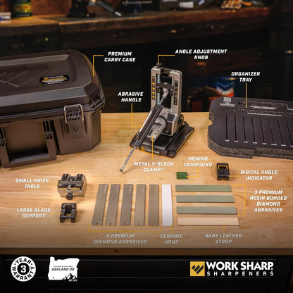 Work Sharp Precision Adjust Knife Sharpener Kit