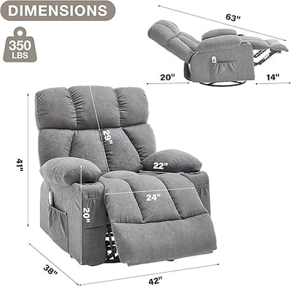 Massage Rocker Recliner Chair