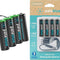 paleblue USB Rechargeable AA & AAA Batteries (4-Pack)