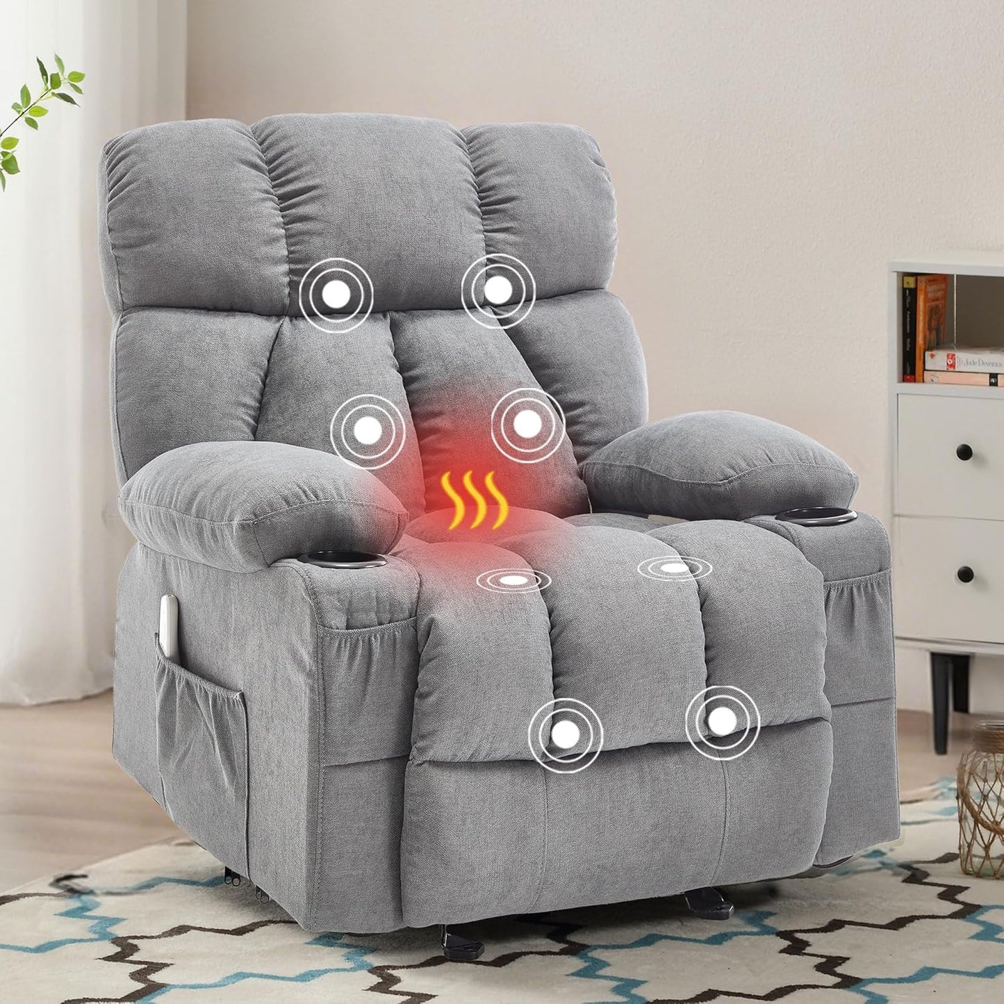 Massage Rocker Recliner Chair