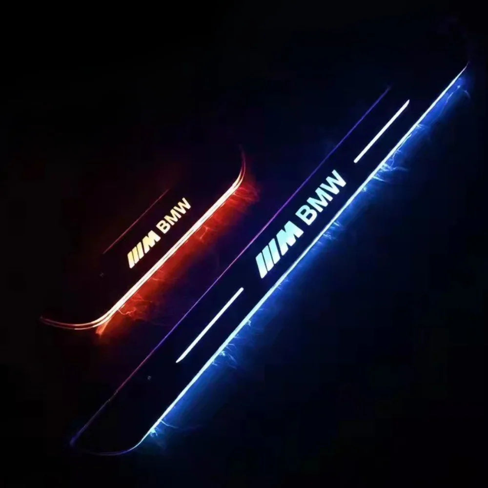 Pack of 2 LED Car Door Sill Plates