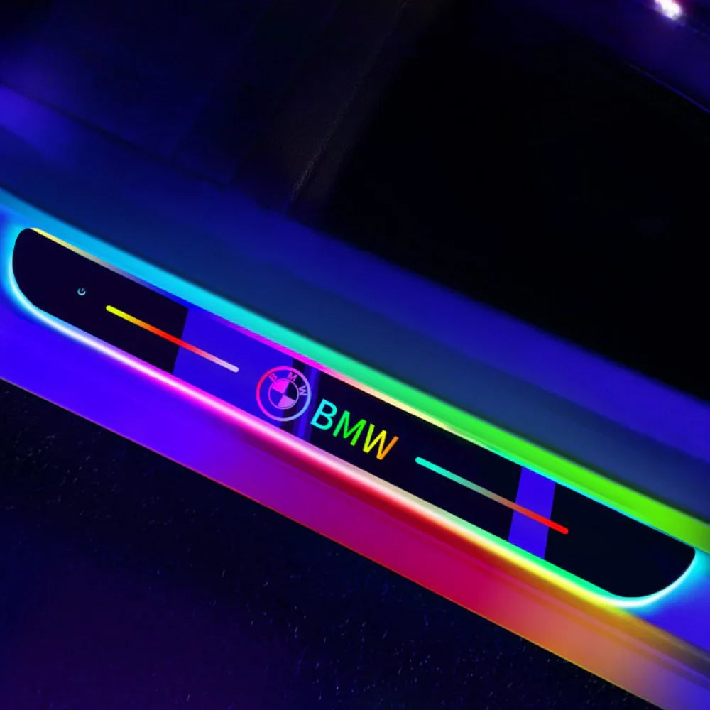 Pack of 2 LED Car Door Sill Plates