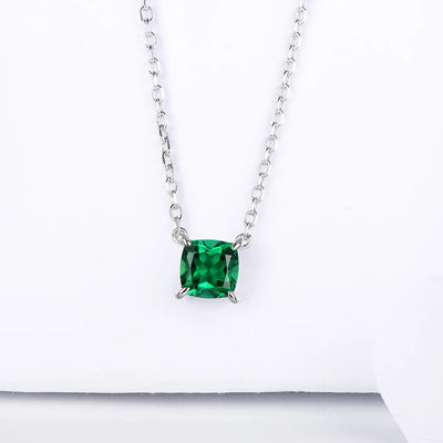 Vintage 100% 925 Sterling Silver Moissanite Necklace