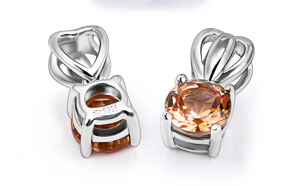 925 Silver Diaspore Pendant Necklace