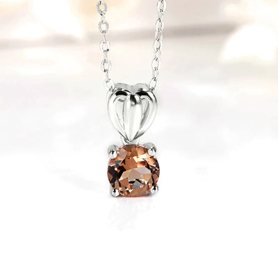 925 Silver Diaspore Pendant Necklace