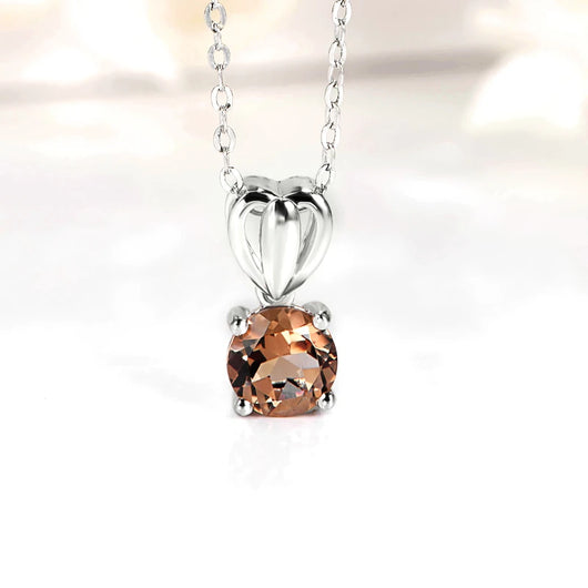 925 Silver Diaspore Pendant Necklace