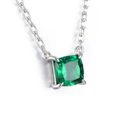 Vintage 100% 925 Sterling Silver Moissanite Necklace