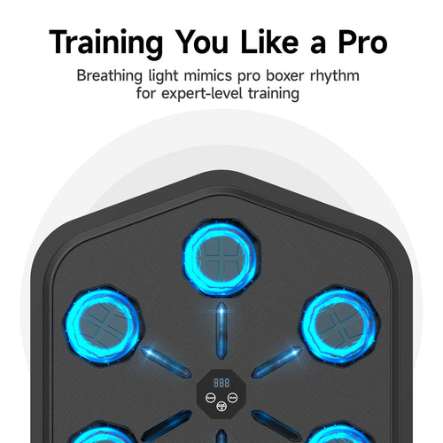 Oupal Music Boxing Machine with Boxing Gloves