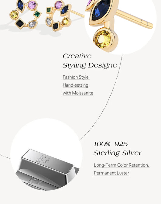925 Sterling Silver Stud Earring