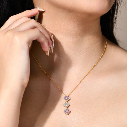 S925 Silver Moissanite Pendant Necklace