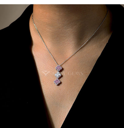 S925 Silver Moissanite Pendant Necklace