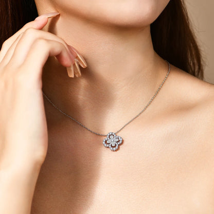 Sparkling Moissanite Diamond Necklace