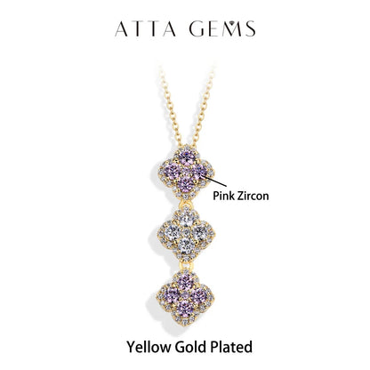 S925 Silver Moissanite Pendant Necklace