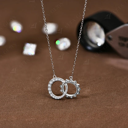 S925 Silver 18K Gold Plated Necklace