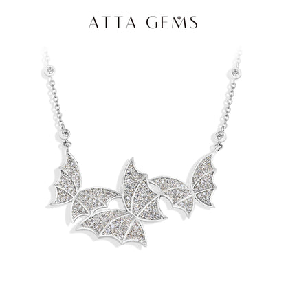 Elegant Butterfly Moissanite Necklace