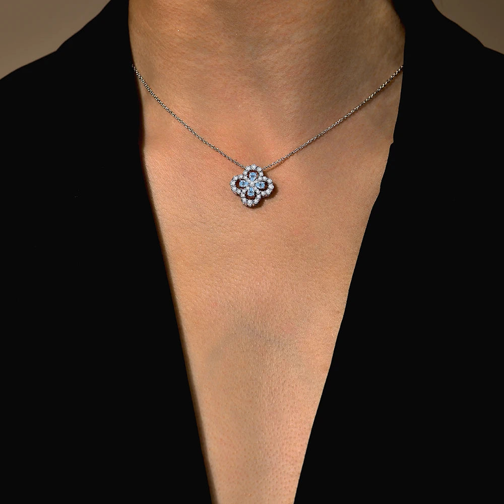 Sparkling Moissanite Diamond Necklace