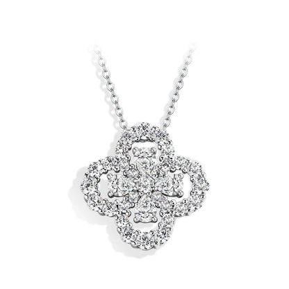 Sparkling Moissanite Diamond Necklace
