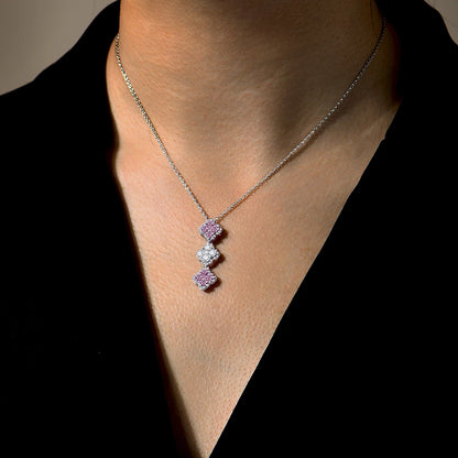 S925 Silver Moissanite Pendant Necklace