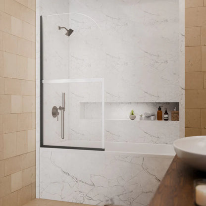 Squid Acrylic Stick-On Shower Screen