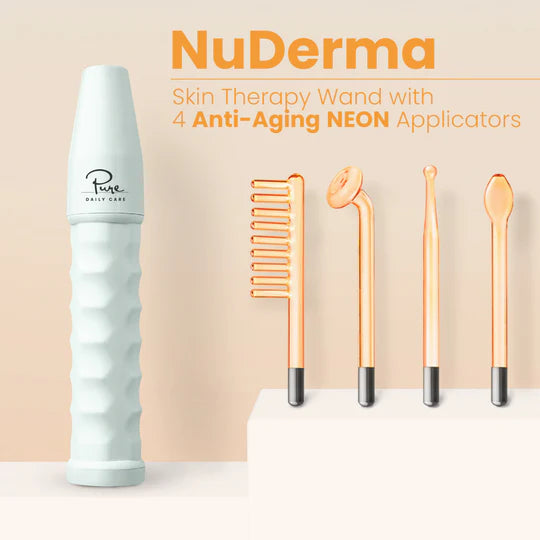 Pure Daily Care NuDerma Handheld Skin Therapy Wand Machine