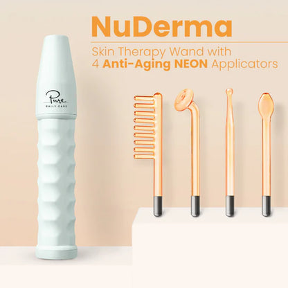 Pure Daily Care NuDerma Handheld Skin Therapy Wand Machine