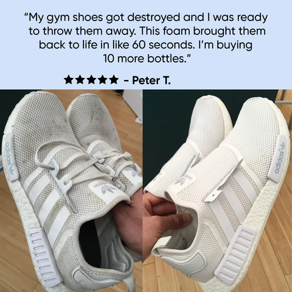 Water Free Foam Shoe Cleaner