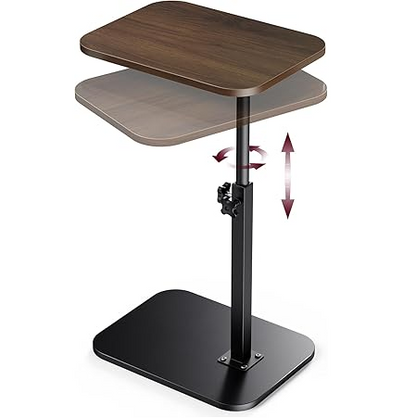 C-Shaped Adjustable Side Table