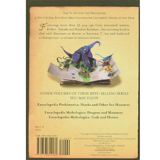 3D Encyclopedia Prehistorica: Dinosaurs — Pop-Up Book